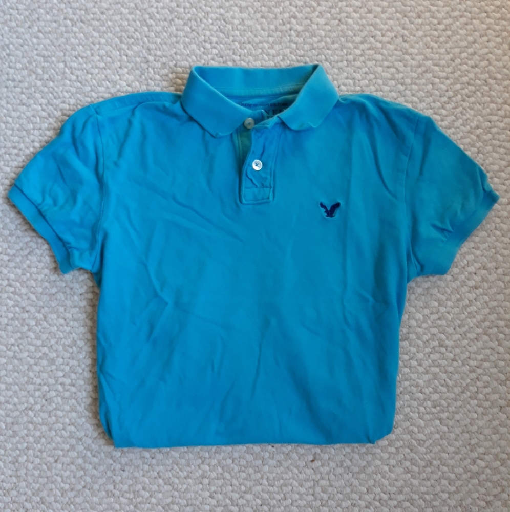 American Eagle Men's Athletic Fit Polo